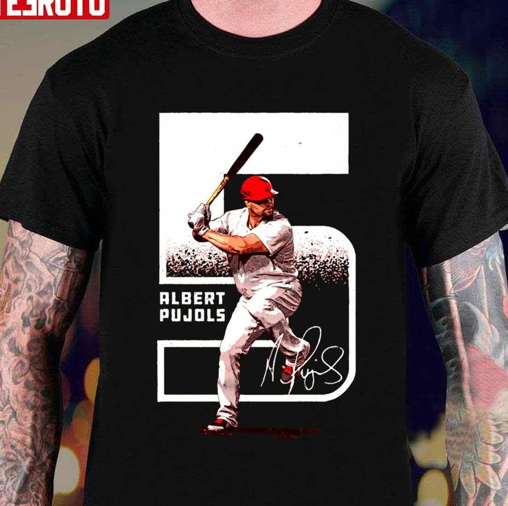 Baseball First Baseman Albert Pujols No 5 Unisex T-shirt