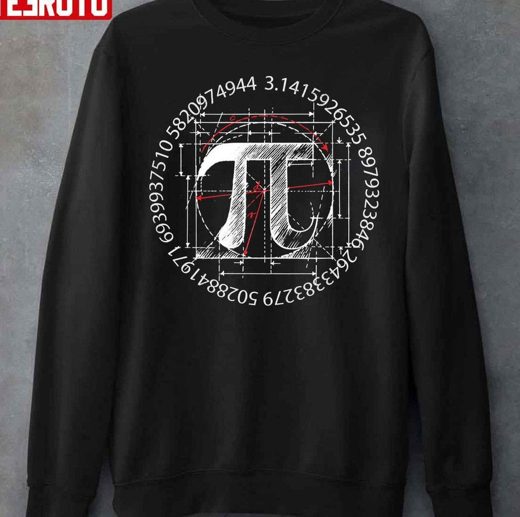 Pi Symbol Sketch Unisex T-Shirt