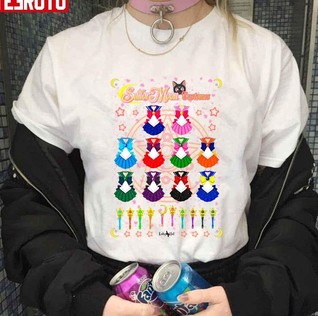 Sailor Moon Customes Art Unisex T-shirt