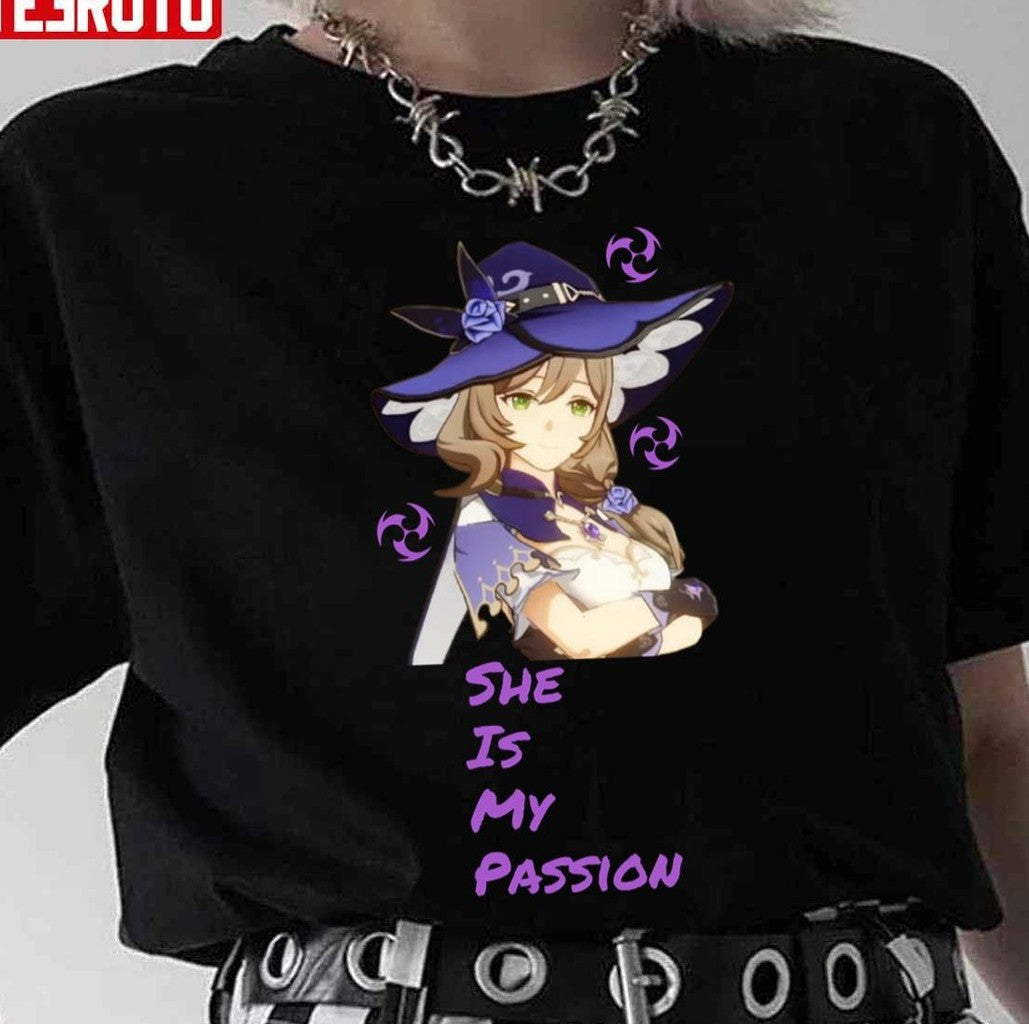 She Is My Passion Lisa Simp Genshin Impact Unisex T-Shirt