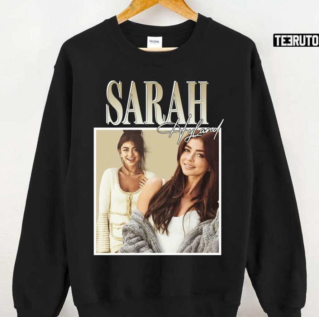 Sarah Hyland Vintage Bootleg Graphic Design Unisex T-shirt