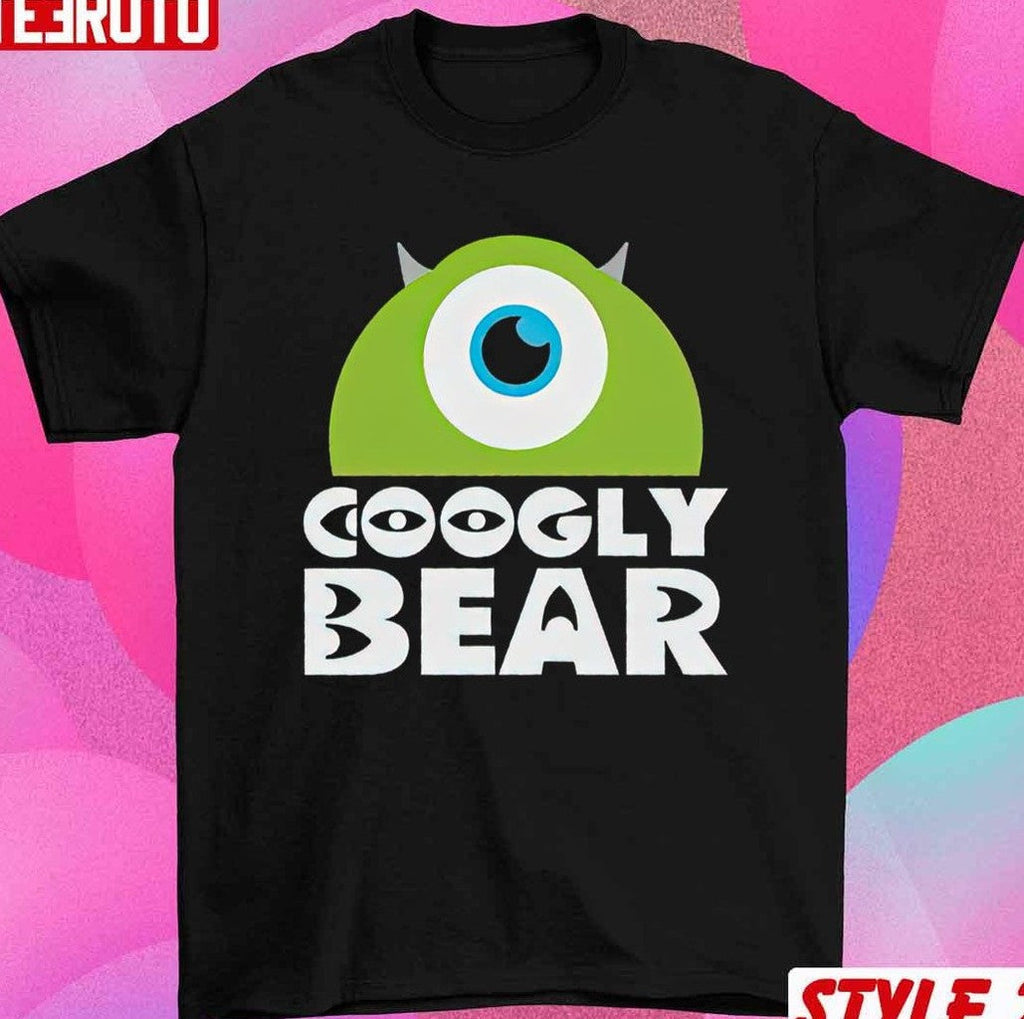 Schmoopsie Poo Googly Bear Monsters Inc Mike Wazowski Valentine Matching Couple Sweatshirt