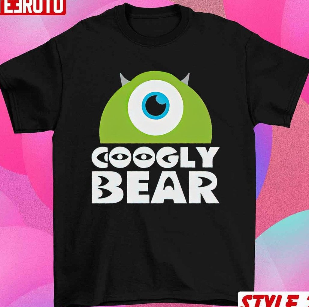 Schmoopsie Poo Googly Bear Monsters Inc Mike Wazowski Valentine Matching Couple Sweatshirt