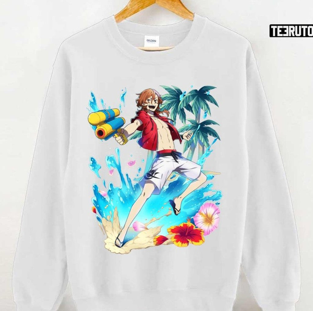 Playing Water Gun Chuuya Chuya Nakahara Bungou Stray Dogs Unisex T-Shirt
