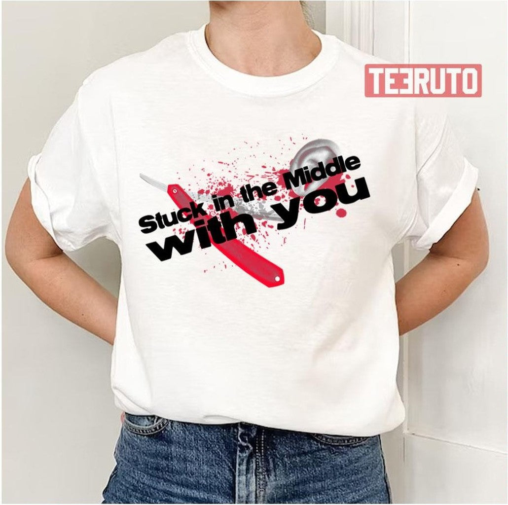 Stuck In The Middle With You Severed Ear Unisex T-Shirt