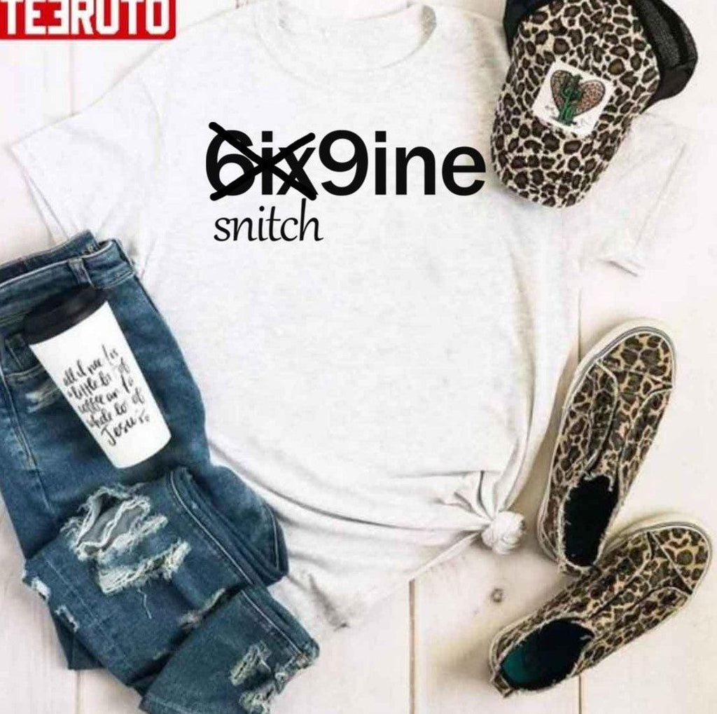 Snitch Typo Design Rap Music 6ix9ine Unisex Hoodie