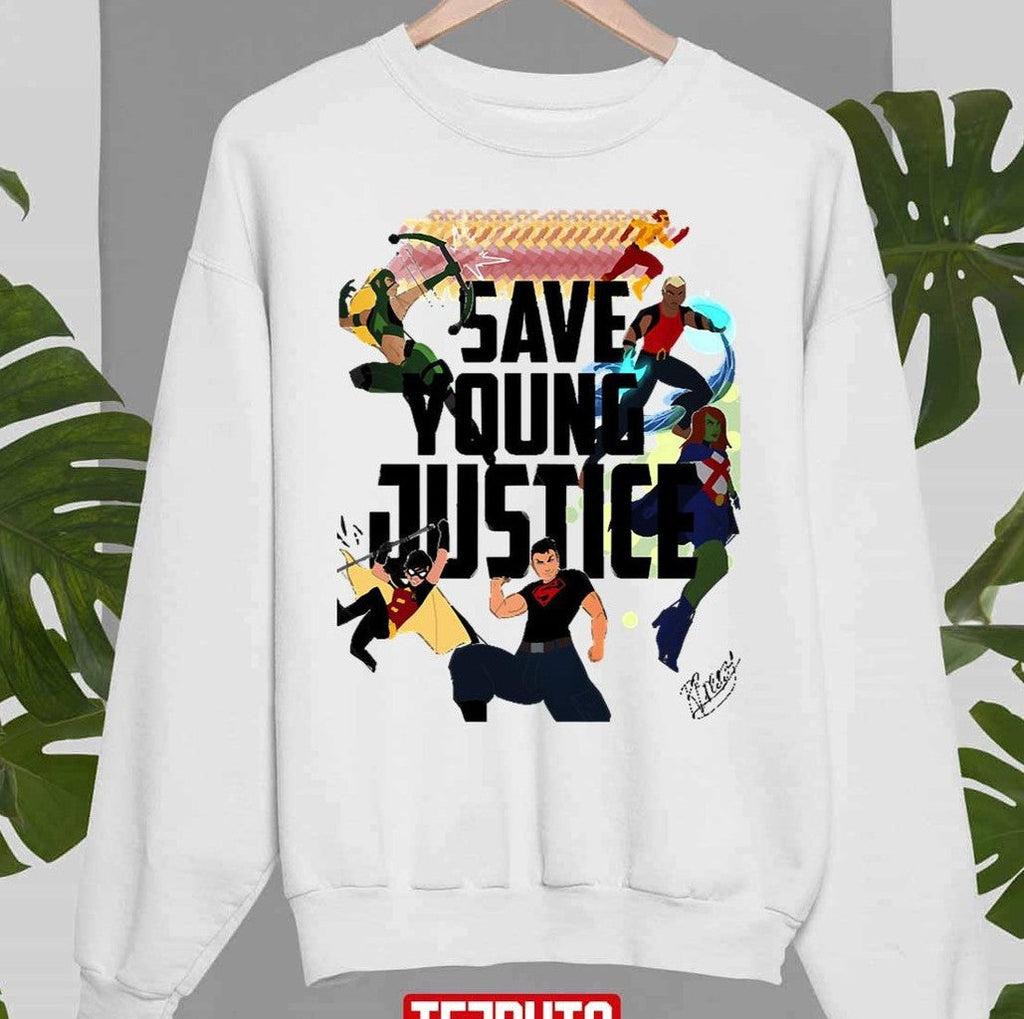 Save Young Justice Artwork Unisex T-shirt