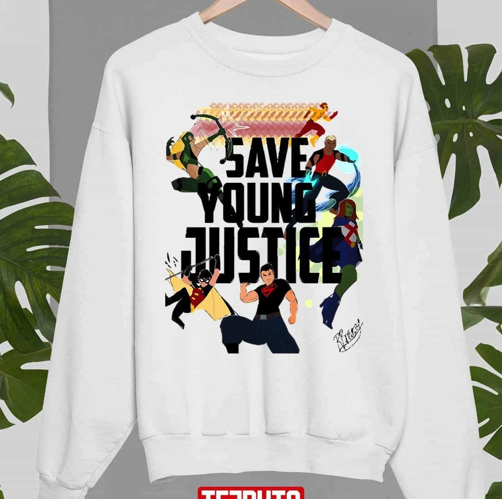 Save Young Justice Artwork Unisex T-shirt