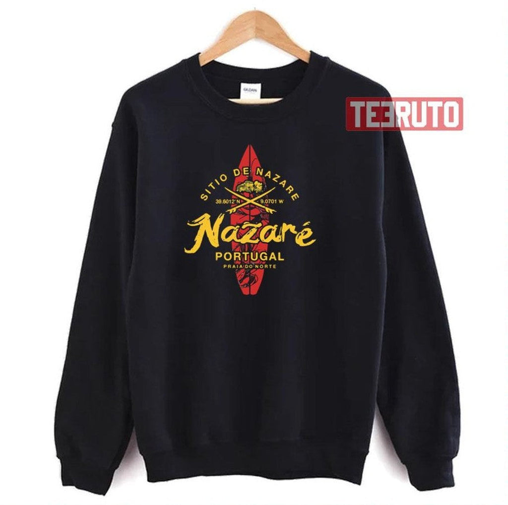 Nazare Portugal Vintage Surfing Unisex T-Shirt