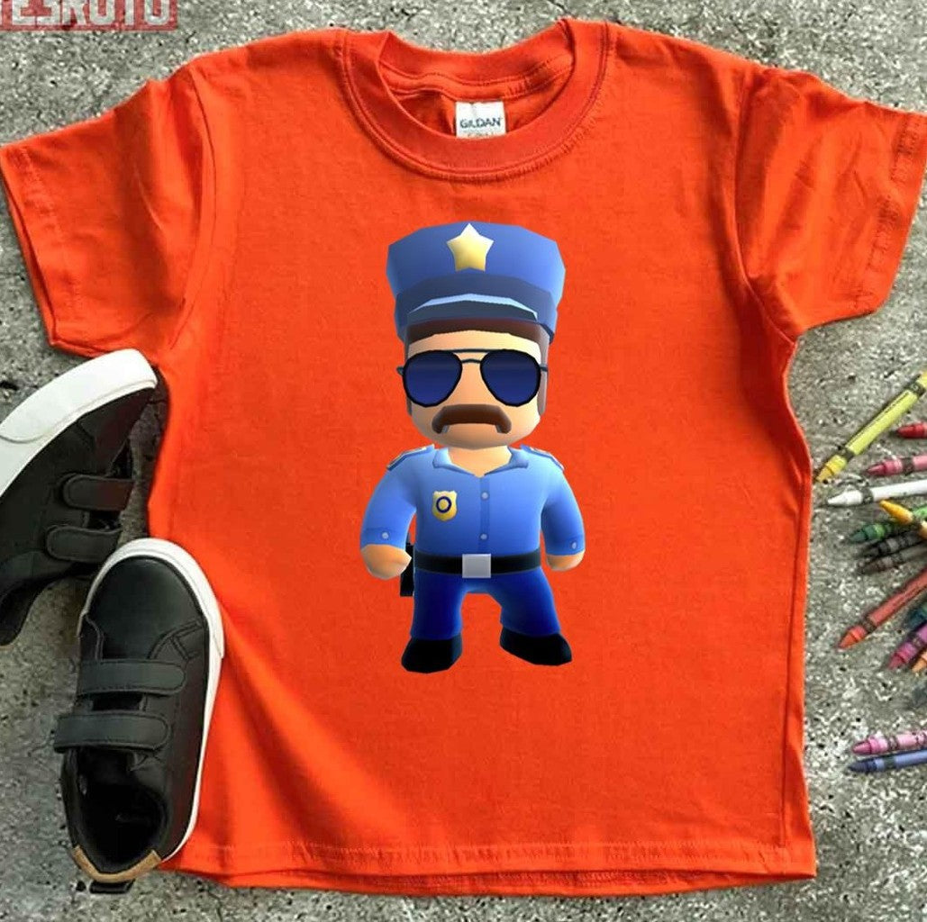 Police Guy Stumble Guys Unisex T-Shirt