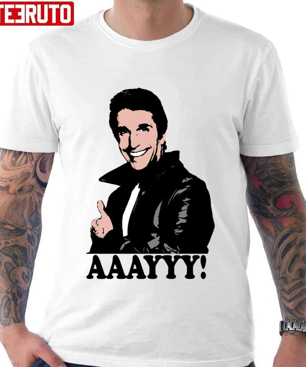 The Fonz Aaayyy Happy Days Art Unisex Hoodie
