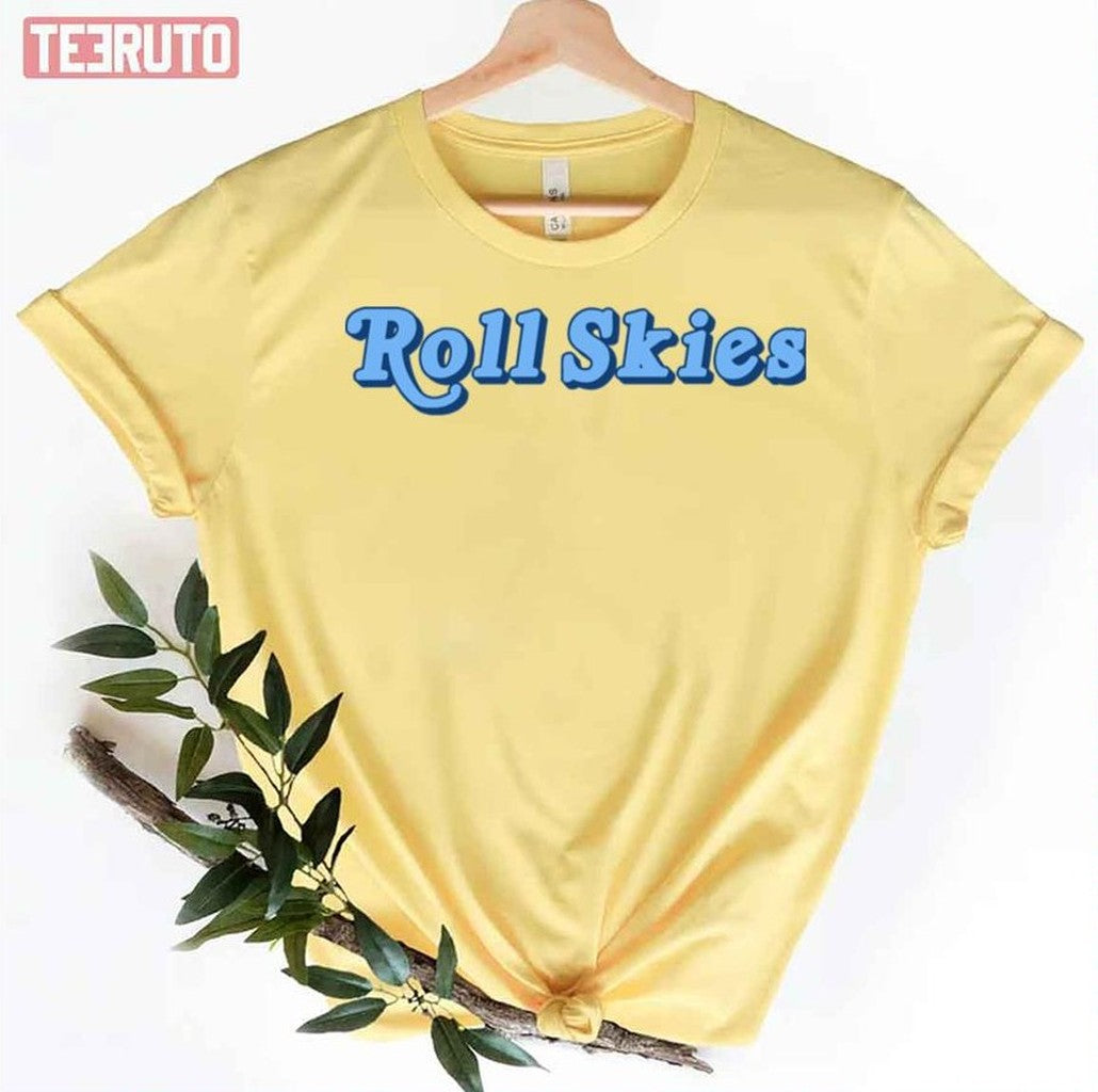 Roll Skies Stones Lightblue Unisex T-Shirt
