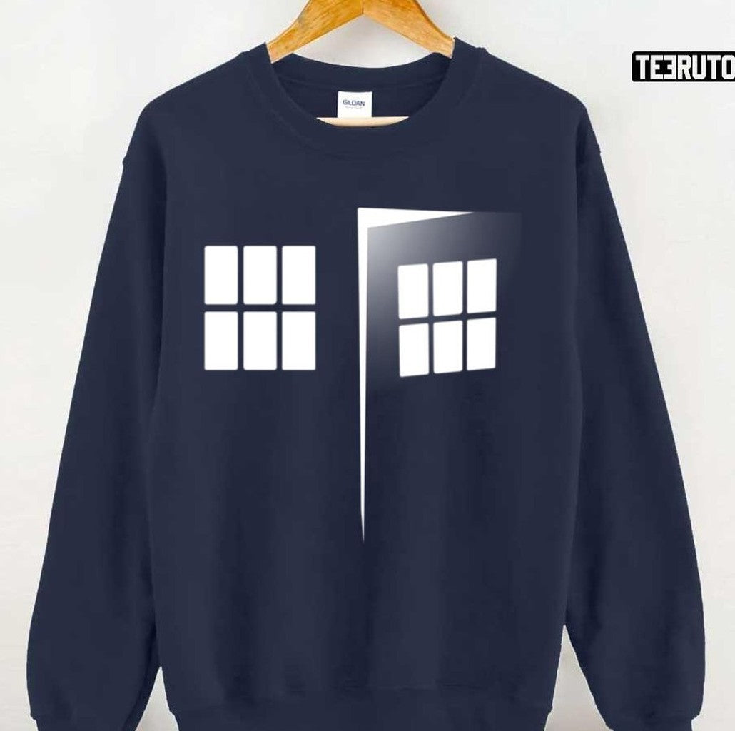 Police Call Box Doctor Who Artwork Unisex Sweatshirt