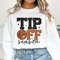 Game Day Basketball Blink Digital Graphic Basketball Crewneck Sweatshirt, Basketball Mama, Basketball Mom, Basketball Season Game Day Shirt