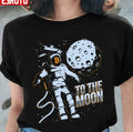 Bitcoin Astronaut To The Moon Unisex T-Shirt