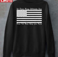 Retro Vintage American Flag If This Flag Offends You This Vet Will Help You Pack Unisex Sweatshirt