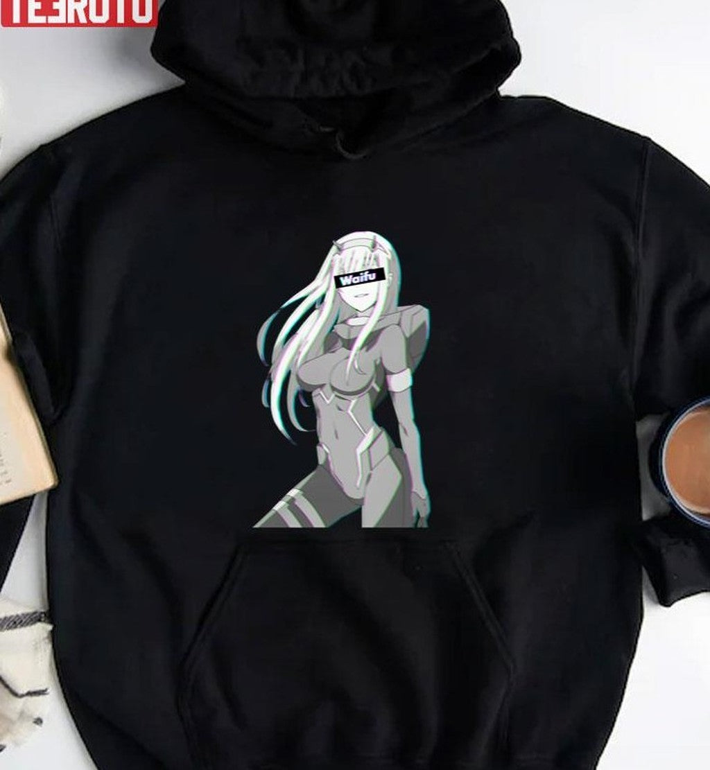 Anime Art Zero Two Waifu Unisex T-Shirt