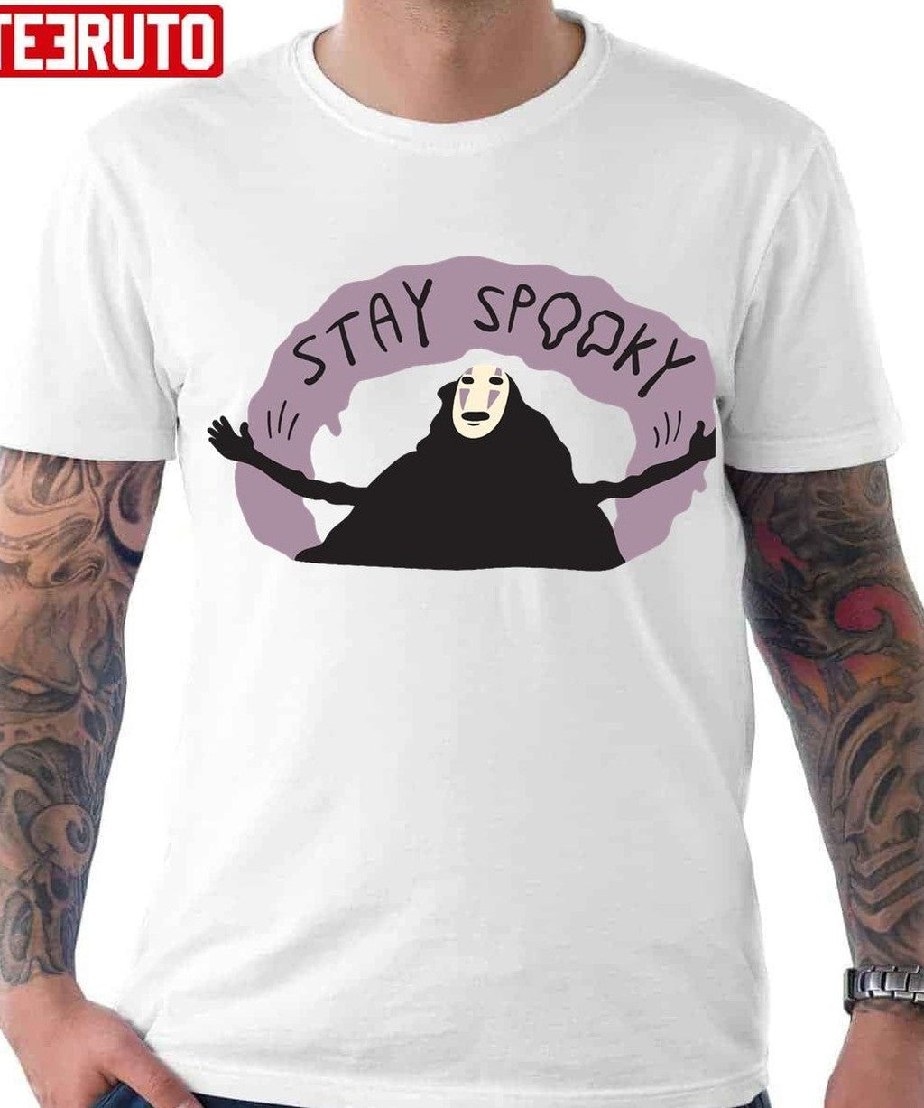 Stay Spooky Faceless Halloween Unisex T-Shirt