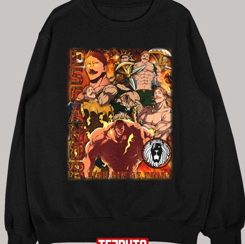 Nanatsu No Taizai Lion Sin Of Pride The Seven Deadly Sins Escanor 7 Deadly Sins Anime Character Unisex T-Shirt