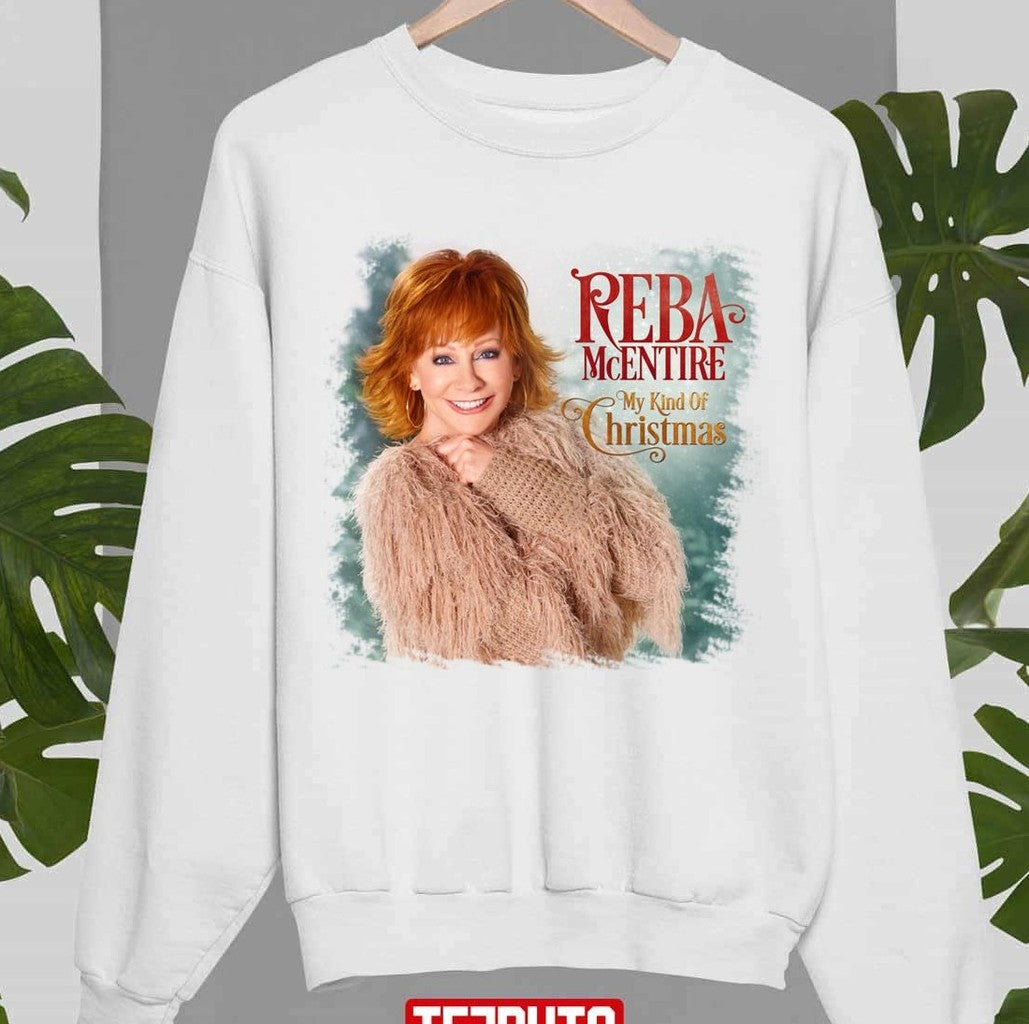 My Kind Of Christmas Reba Mcentire Vintage Unisex Sweatshirt