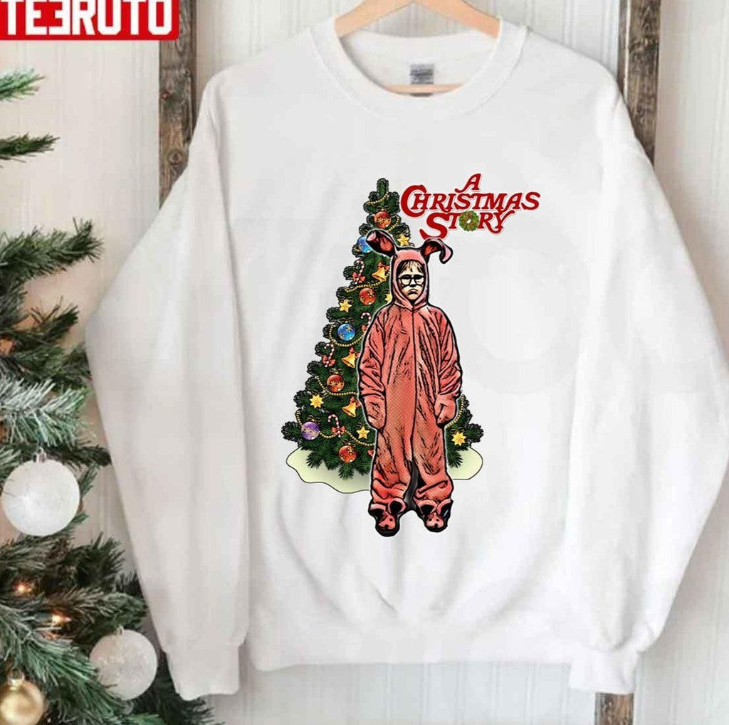 Ralphie A Christmas Story Christmas Tree Unisex Sweatshirt
