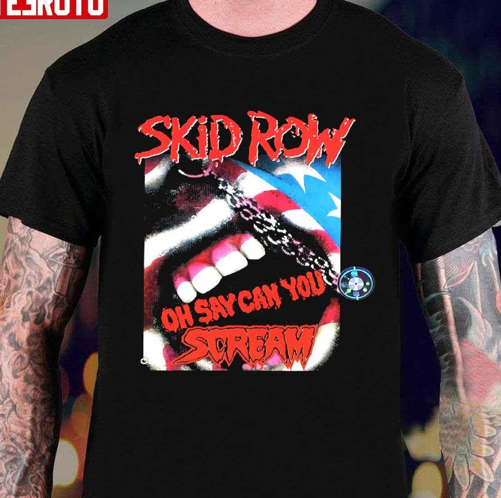 Oh Say Can You Scream Skid Row Unisex T-Shirt
