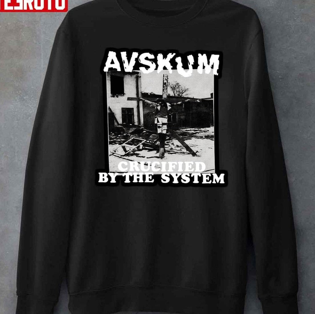 Avskum Cruicified By The System Unisex T-Shirt