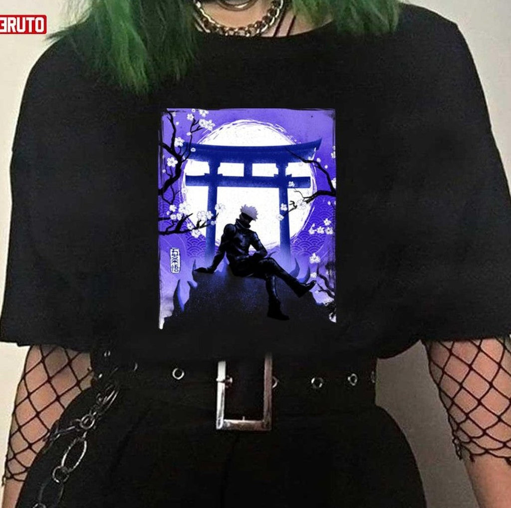 Sakura Satoru Gojo Satoru Jjk Jujutsu Kaisen Unisex T-Shirt