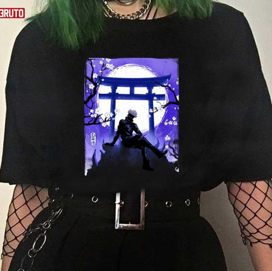 Sakura Satoru Gojo Satoru Jjk Jujutsu Kaisen Unisex T-Shirt