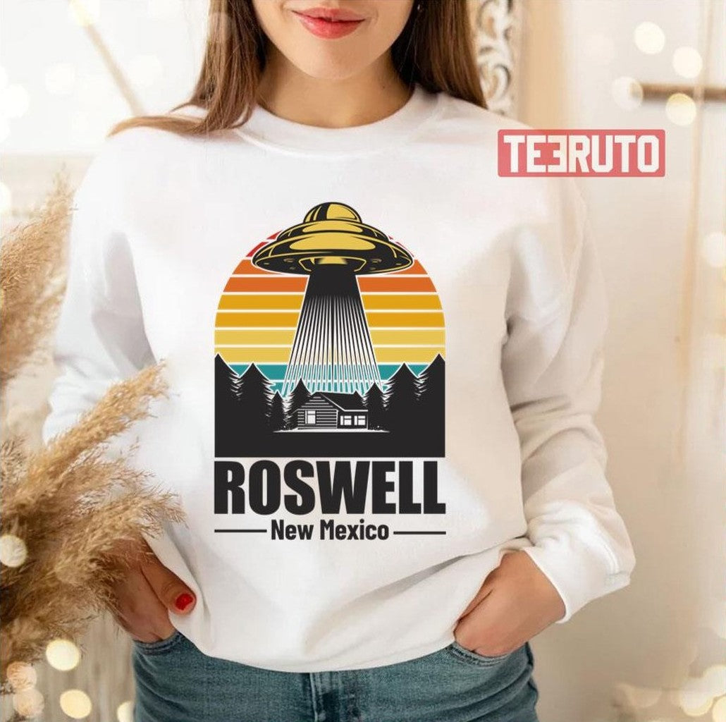 Roswell New Mexico Funny Alien Ufo Gift Unisex T-Shirt