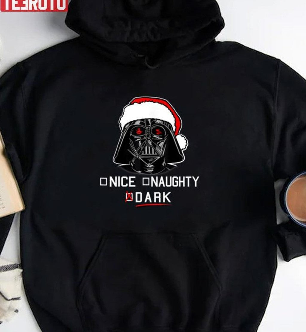 Nice Naughty Darth Vader Santa Christmas Unisex Sweatshirt