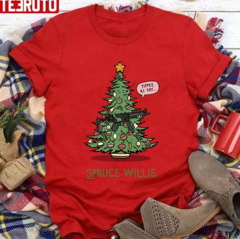 Spruce Willis Christmas Tree The Winchesters Unisex Sweatshirt