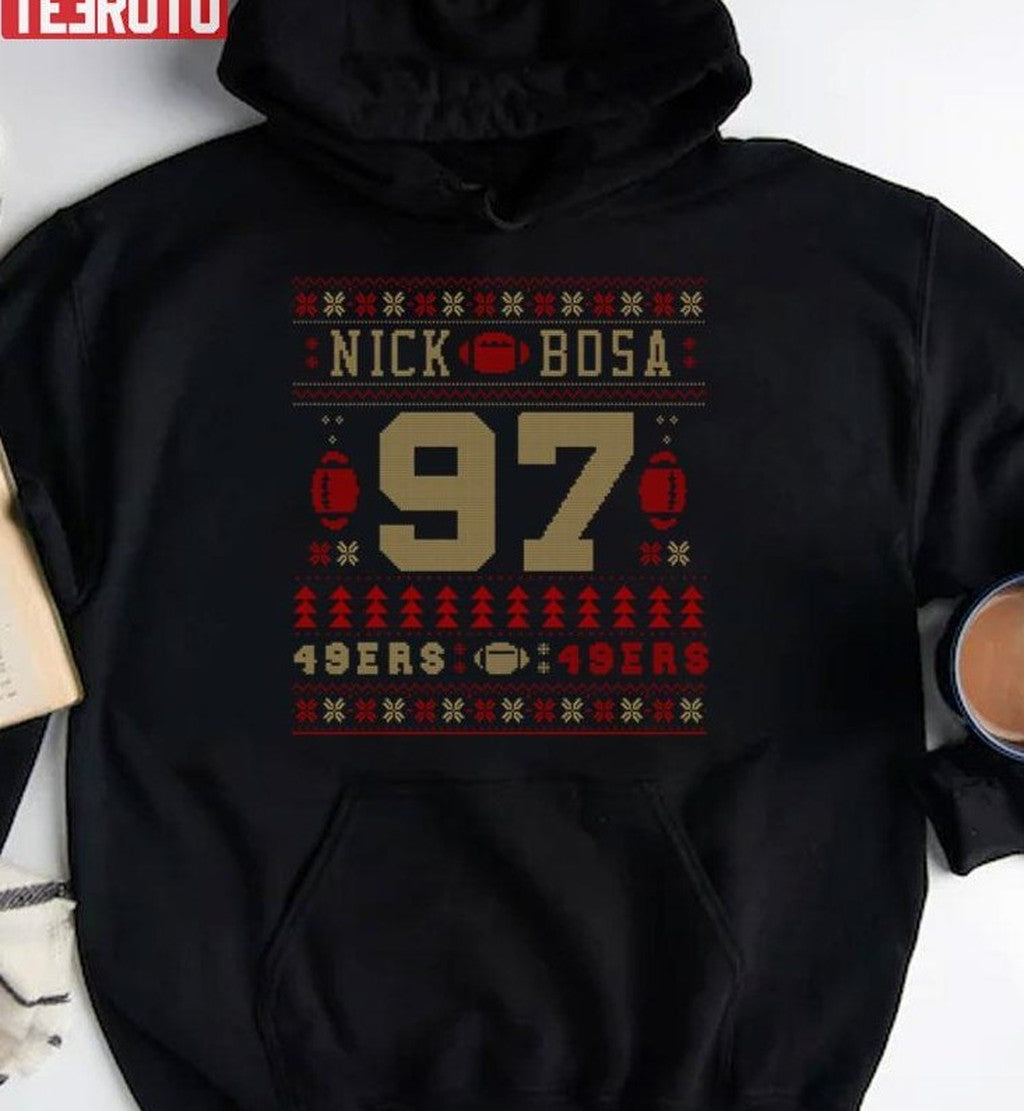 Nick Bosa Christmas Pattern Unisex Sweatshirt