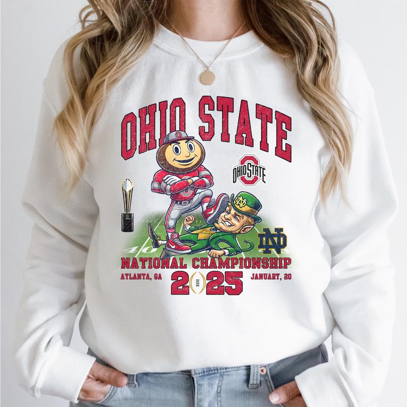 Ohio State Buckeyes 2025 NCAA Champions Vintage Shirt, Crewneck, Cotton, Shirt