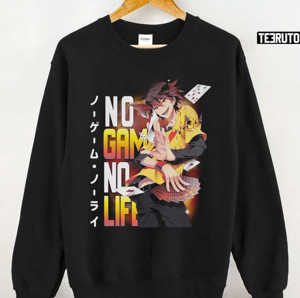 Anime No Game No Life Vintage 90s Unisex Sweatshirt