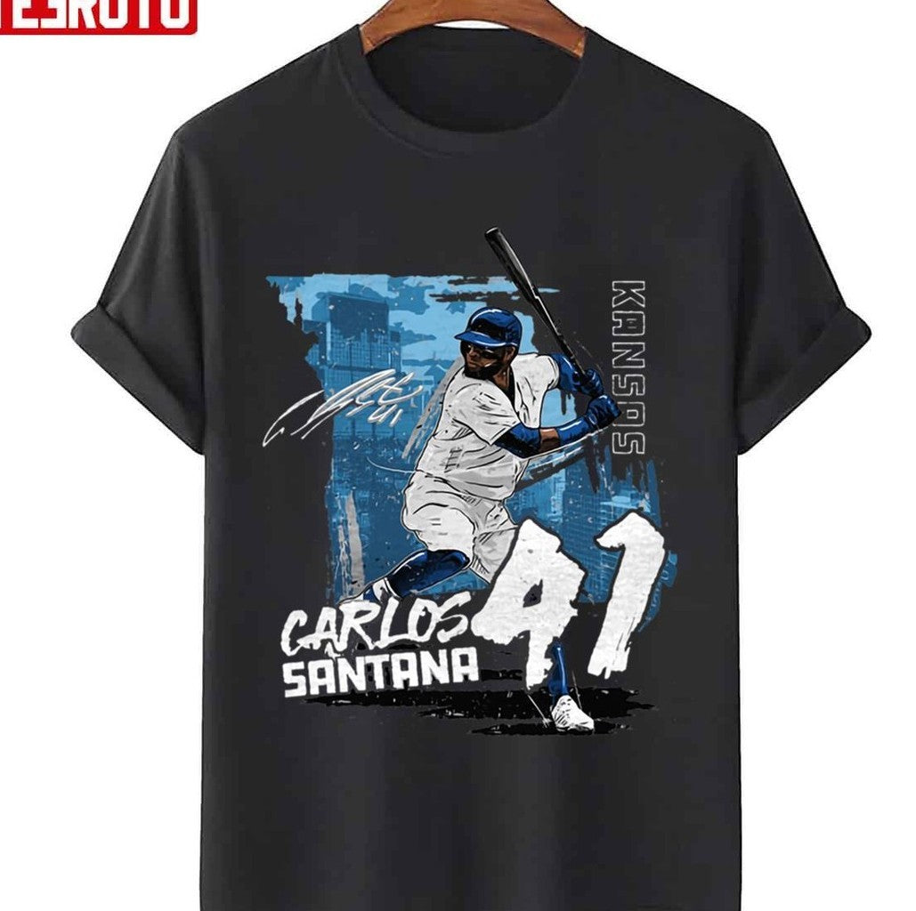 41 Kansas Baseball Carlos Santana State Unisex Sweatshirt