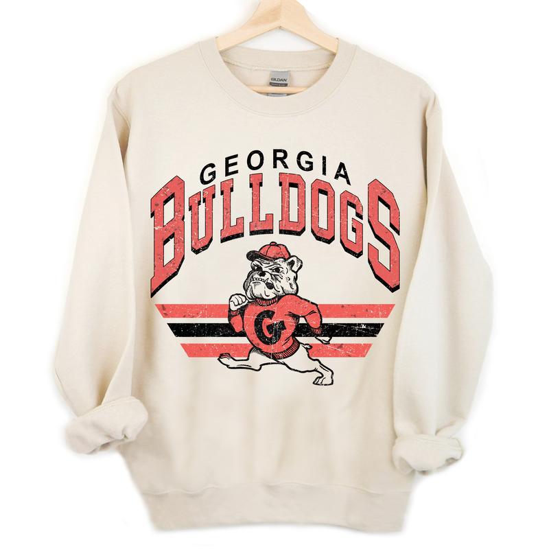 Georgia Bulldogs Vintage Football NCAA sweatshirt , The University of Georgia Unisex Vintage NCAA sweatshirt , Classic Football sweatshirt , Gifts For