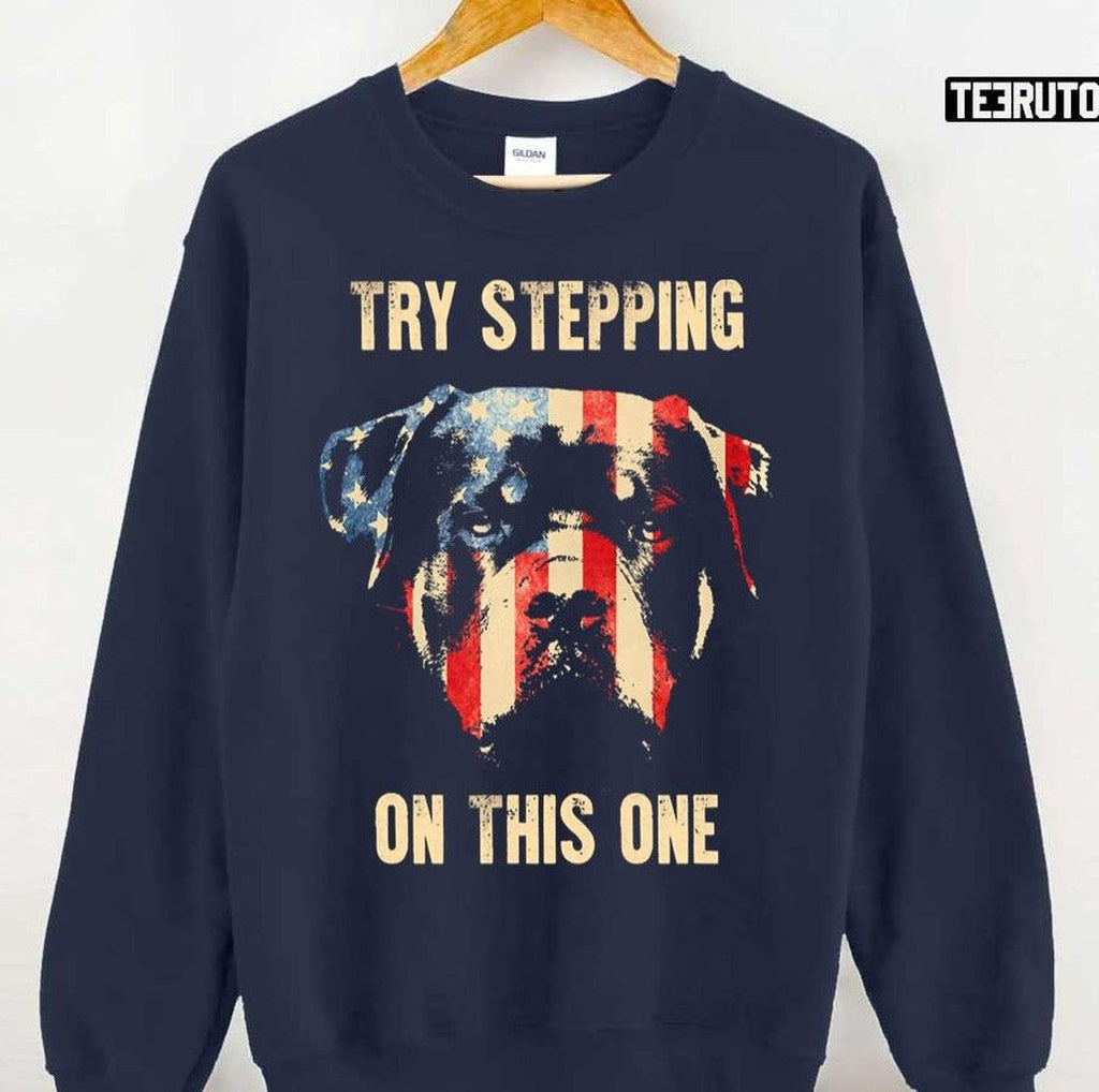 Patriotic Rottweiler Unisex T-Shirt