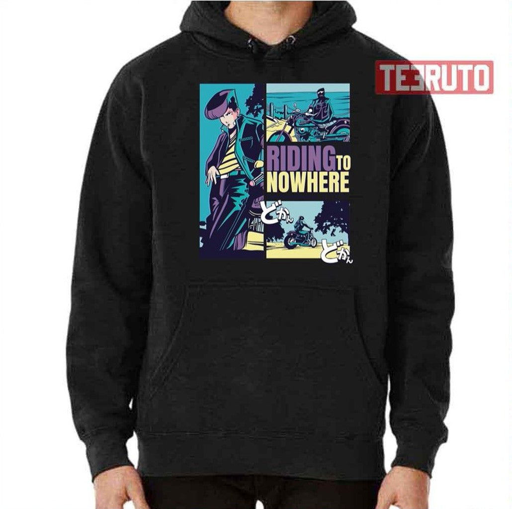 Anime Vaporwave Riding Nowhere Anime Bleach Unisex T-Shirt