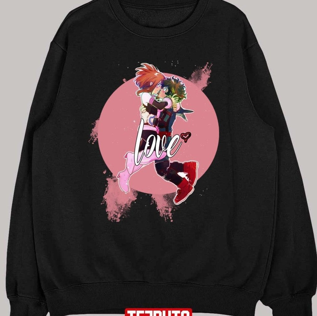 My Hero Academia Uraraka X Midoriya Love Unisex T-shirt