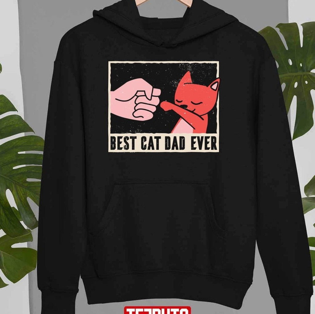 Best Cat Dad Ever Chibi Art Unisex T-Shirt