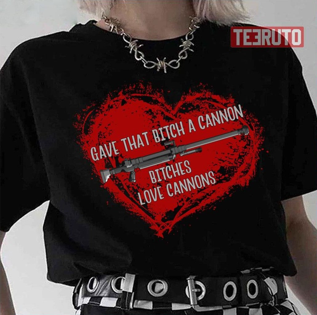 Bitches Love Cannons Hellsing Unisex T-Shirt