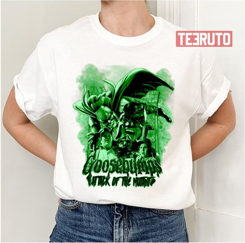 Attack Of The Mutant Green Variant Goosebumps Unisex T-Shirt