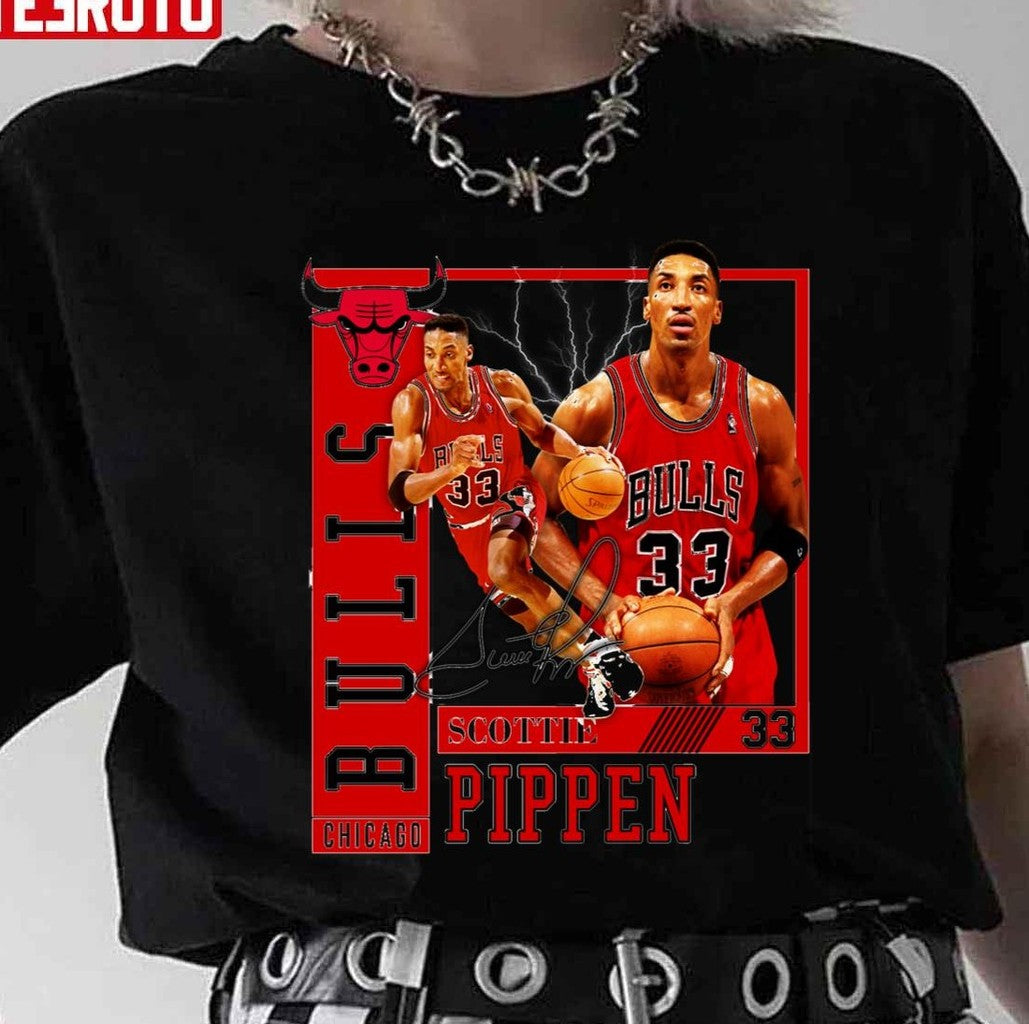 Scottie Pippen Basketball Legend Chicago Signature Unisex Sweatshirt