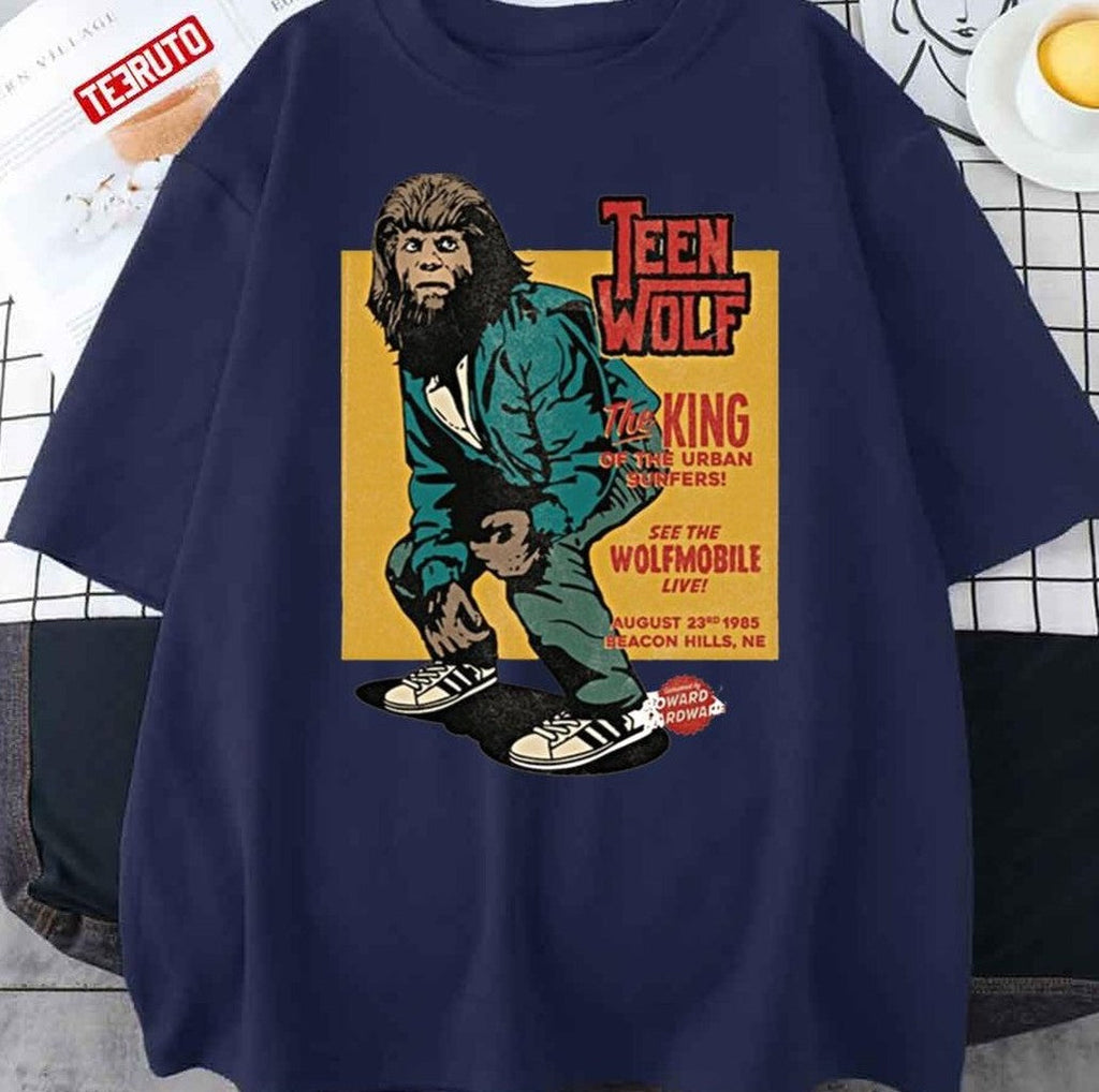 Teen Wolf 80s Cult Skate Board Unisex T-Shirt