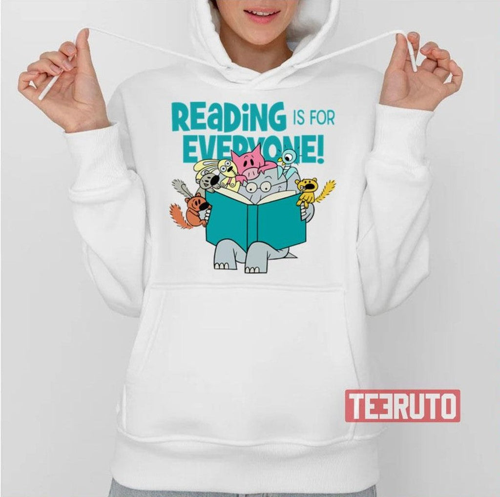 Reading Is For Every One Elephant And Piggie Unisex T-Shirt