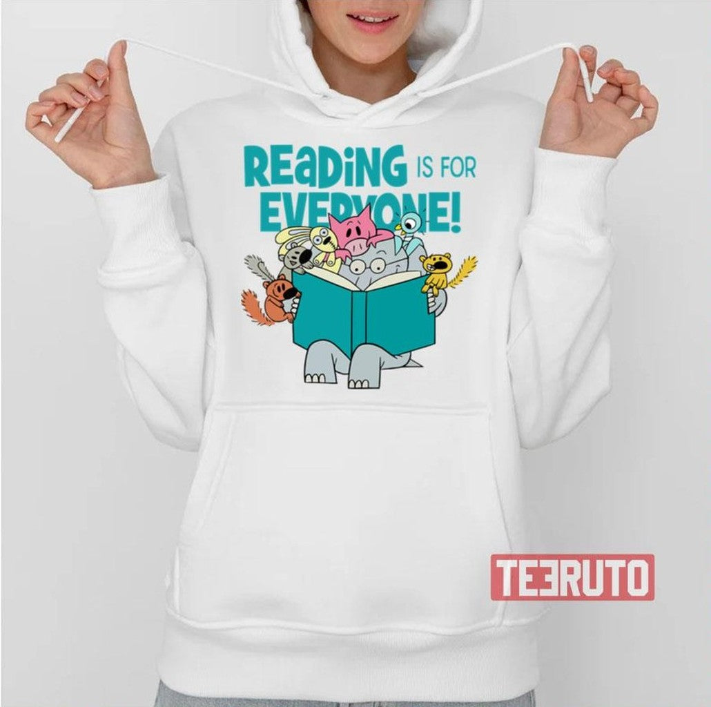 Reading Is For Every One Elephant And Piggie Unisex T-Shirt