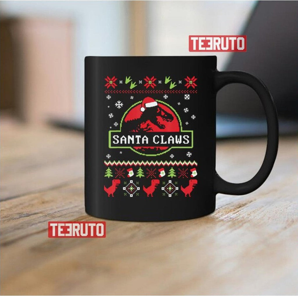 Santa Claws Dinosaur 2023 Christmas Sweatshirt