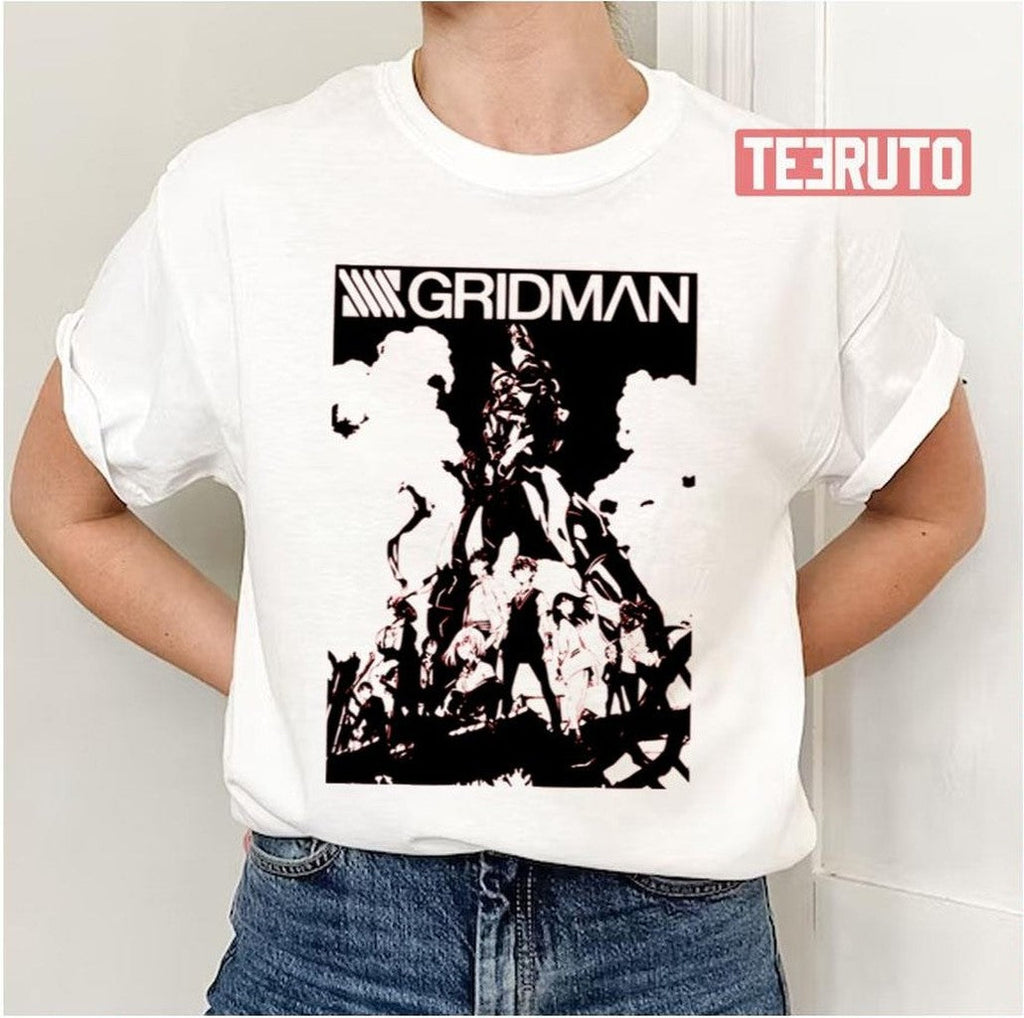 Black And White Ssss Gridman Team Unisex T-Shirt