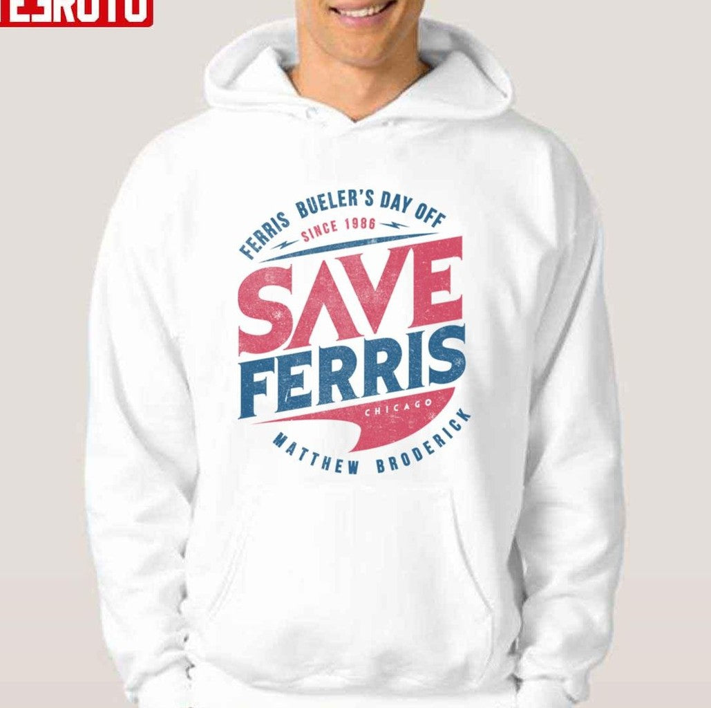 Save Ferris Ferris Bueller's Day Off Logo Unisex T-shirt